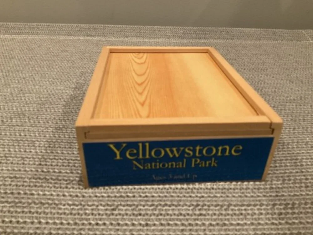 Yellowstone Wooden Puzzles in Collectible Box Set of 4